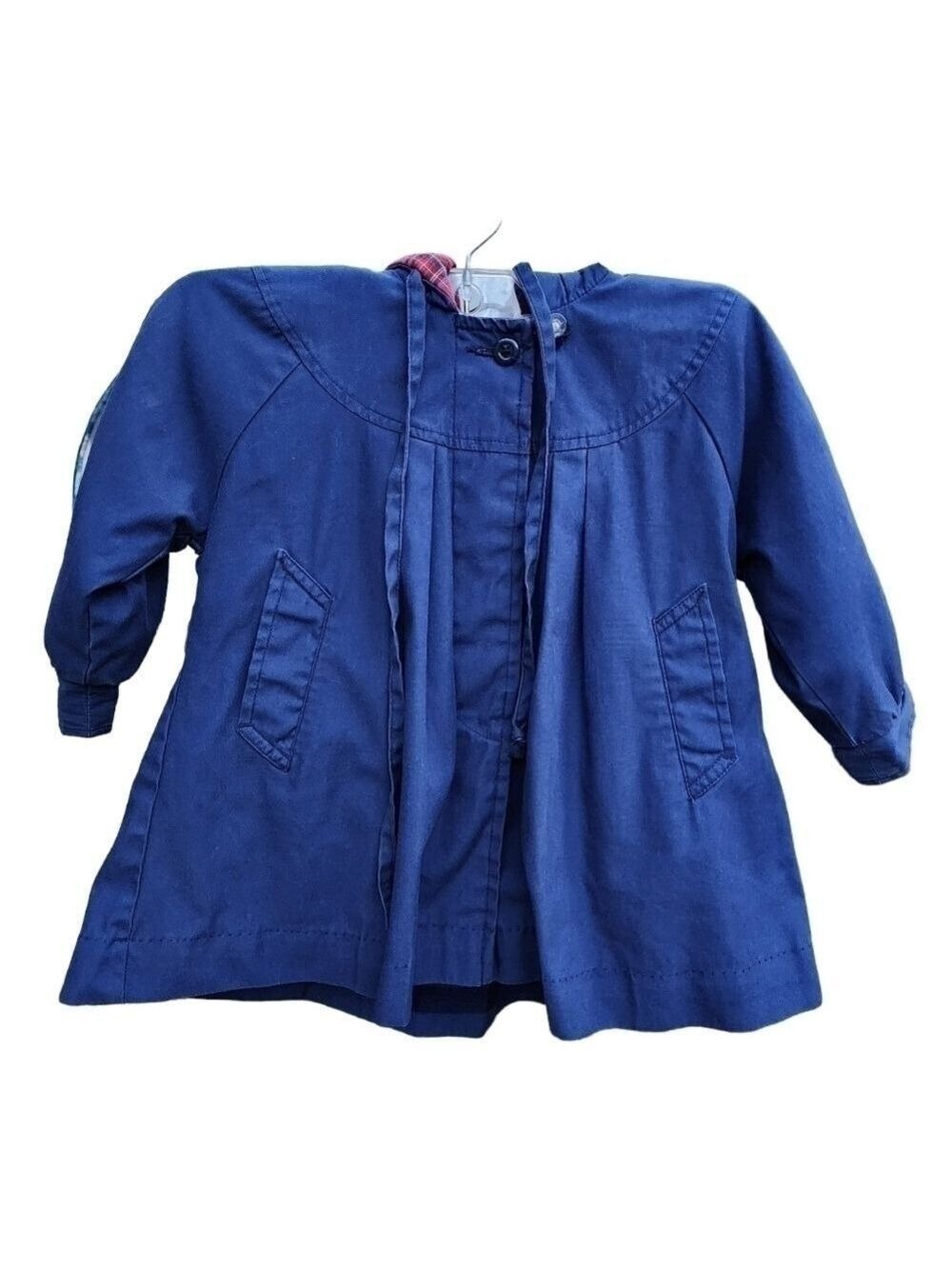 Toddler Girls London Fog 2T pleated lined hooded winter jacket